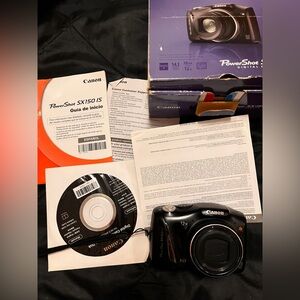 Canon PowerShot SX150 IS Black Digital Camera